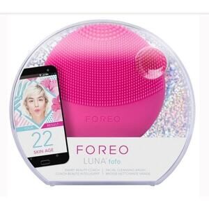 NWT FOREO Luna Fofo Fuschia Facial Cleansing Brush